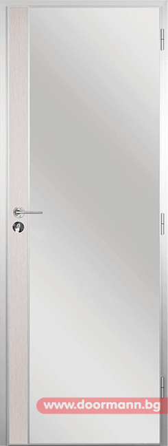 Алуминиева врата Гама, лайсна цвят Перла