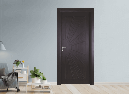 Интериорна врата Гама модел 204p цвят Венге