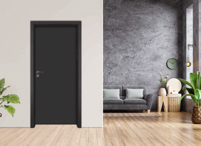 Интериорна врата Gradde Simpel - цвят Антрацит Мат
