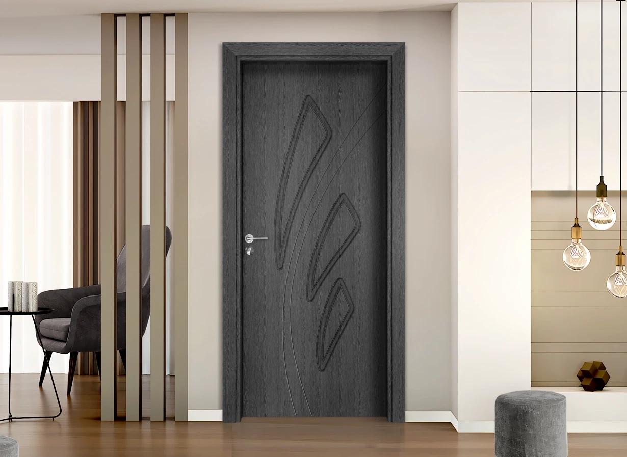 Интериорна Врата Gama 202p Сив Кестен