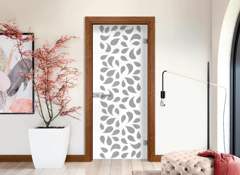 Стъклена врата Gama Print G 13-1, Златен дъб